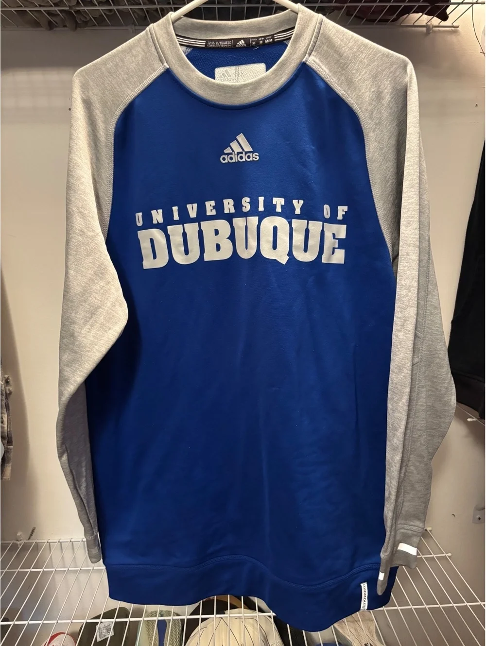 Adidas University of Dubuque ClimaWarm Sweatshirt Medium